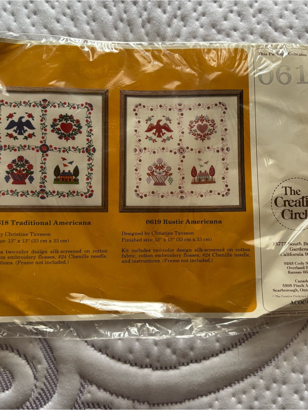 Rustic Americana The Creative Circle Embroidery Kit